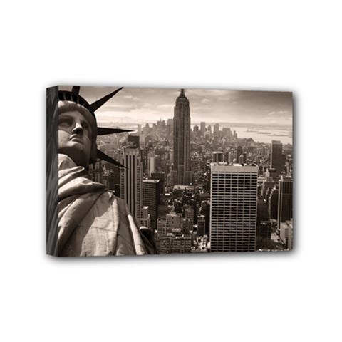 Statue Of Liberty, New York 4  X 6  Framed Canvas Print by artposters