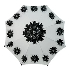 Daisy Chain White  Bridal Umbrella (golf) by rainorshine