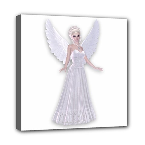 Fairy Faerie Mini Canvas 8  X 8  (framed) by goldenjackal