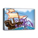 PiratePirate Ship Attacked By Giant Squid  Deluxe Canvas 18  x 12  (Framed) View1