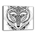 Ornate Foxy Wolf Canvas 16  x 12  (Framed) View1