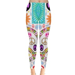 Peace Collage Leggings  by StuffOrSomething