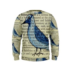 Bird Kid s Sweatshirt by boho