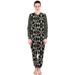 Faux Animal Print Pattern Onepiece Jumpsuit (ladies)  by GardenOfOphir