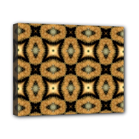 Faux Animal Print Pattern Canvas 10  X 8  by GardenOfOphir