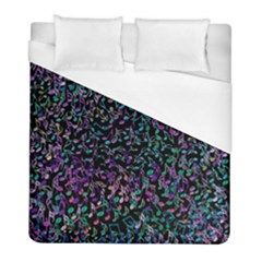 Improvisational Music Notes Duvet Cover Single Side (twin Size) by urockshop