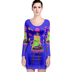 Fairy Punk Long Sleeve Bodycon Dresses by icarusismartdesigns