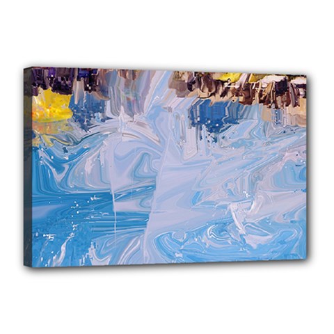 Splash 4 Canvas 18  X 12  by icarusismartdesigns