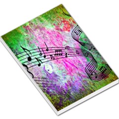 Abstract Music 2 Large Memo Pads by ImpressiveMoments