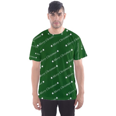 Merry Christmas,text,green Men s Sport Mesh Tees by ImpressiveMoments