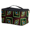 Rhombus flowers pattern Cosmetic Storage Case View3