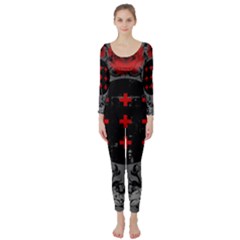 Occult Theme #2 Long Sleeve Catsuit by Lab80