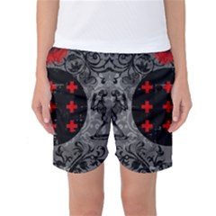 Occult Theme #2 Women s Basketball Shorts by Lab80