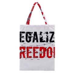 Legalize Freedom Classic Tote Bags by Lab80