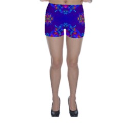 Abstract 2 Skinny Shorts by icarusismartdesigns