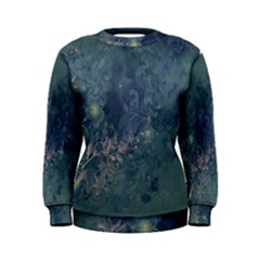 Vintage Floral In Blue Colors Women s Sweatshirts by FantasyWorld7