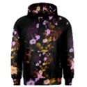 Awesome Flowers With Fire And Flame Men s Pullover Hoodies View1