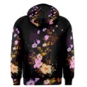 Awesome Flowers With Fire And Flame Men s Pullover Hoodies View2