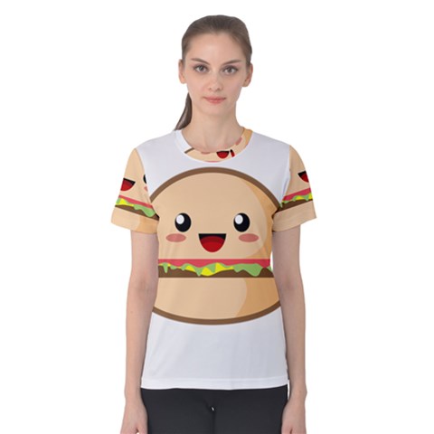 Kawaii Burger Women s Cotton Tees by KawaiiKawaii