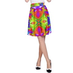 Abstract 6 A-line Skirts by icarusismartdesigns