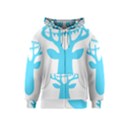 Party Deer With Bunting Kids Zipper Hoodies View1