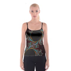 Dream In Fract Spaghetti Strap Tops by digitaldivadesigns