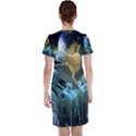 Funny Dolphin In The Universe Short Sleeve Nightdresses View2