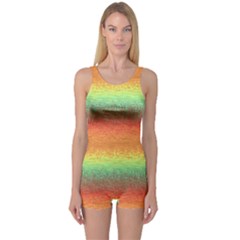 Gradient Chaos Women s Boyleg One Piece Swimsuit by LalyLauraFLM