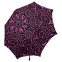 Ribbon Chaos 2 Pink Hook Handle Umbrellas (Large) View2