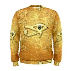 The All Seeing Eye With Eye Made Of Diamond Men s Sweatshirts by FantasyWorld7