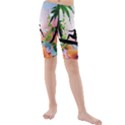 Tropical Design With Surfboarder Kid s swimwear View1