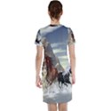 Beautiful Horses Running In A River Short Sleeve Nightdresses View2