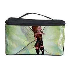 Cute Elf Playing For Christmas Cosmetic Storage Cases by FantasyWorld7