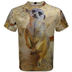 Lovely Meerkat 515p Men s Cotton Tees by ImpressiveMoments