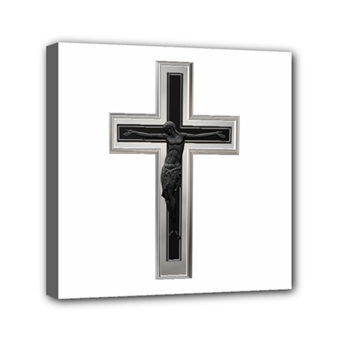 Christian Cross Mini Canvas 6  X 6  (stretched) by igorsin