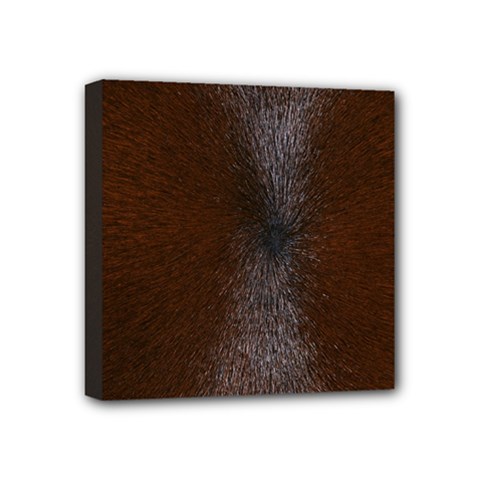 Horse Fur Mini Canvas 4  X 4  by trendistuff