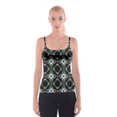 Faux Animal Print Pattern Spaghetti Strap Tops by GardenOfOphir