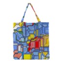 3d shapes Grocery Tote Bag View1