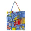 3d shapes Grocery Tote Bag View2