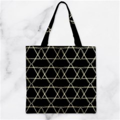 Star Of David   Zipper Grocery Tote Bag by SugaPlumsEmporium