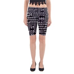 Beautiful Binary Yoga Cropped Leggings by StuffOrSomething