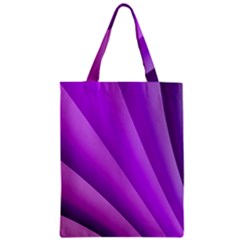 Gentle Folds Of Purple Zipper Classic Tote Bag by FunWithFibro