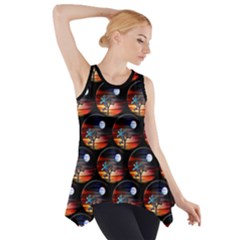 Joshua Tree World Side Drop Tank Tunic by JoshuaTreeClothingCo