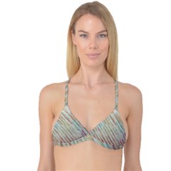 Diagonal Stripes Painting                                                               Reversible Tri Bikini Top by LalyLauraFLM