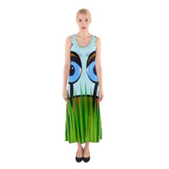 Snail Sleeveless Maxi Dress by Valentinaart