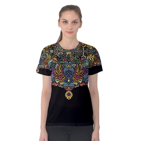 Eleanor Pattern Women s Cotton Tee by Contest2492222