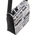 Hillary 2016 Historic Headlines Flap Messenger Bag (L)  View2