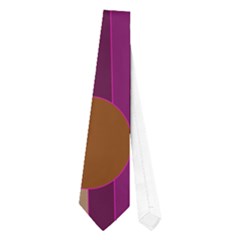 Cute Magenta Bird Neckties (one Side)  by Valentinaart