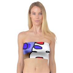 Abstract Comic Bandeau Top by Valentinaart