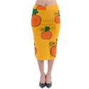 Thanksgiving pumpkins pattern Midi Pencil Skirt View1